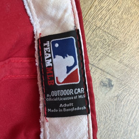 Los Angeles Angels Baseball Hat Cap Red White Blue Hook and Loop Strap - Picture 6 of 6